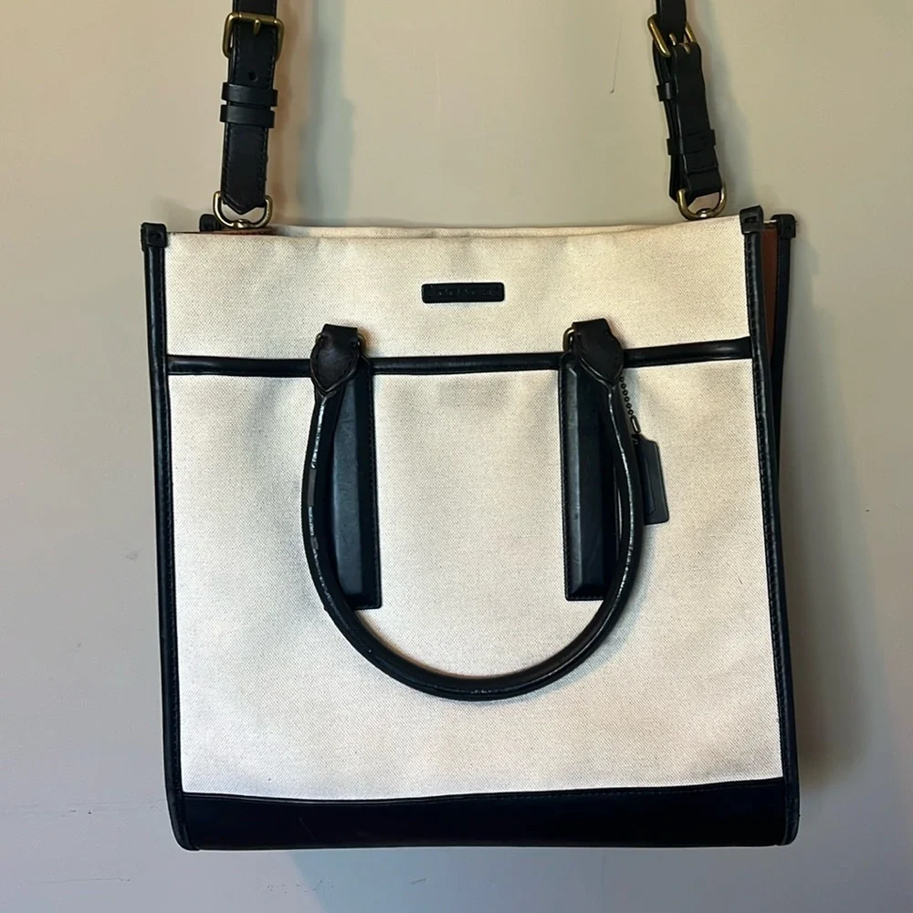 Coach Legacy Canvas Tote Bag - Picture 1 of 16